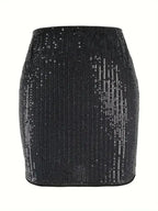 Sequin Mini Skirt - Skirts by Trendsi | Available at Handbags Specialist Headquarter