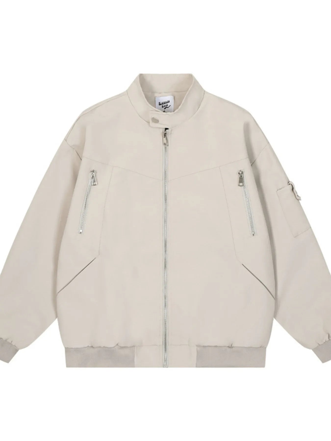 Men's Zip Up Long Sleeve Jacket - Men's jackets by Trendsi | Available at Handbags Specialist Headquarter