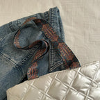 PU Leather Printed Strap Quilted Handbag - Tote Bag by Trendsi | Available at Handbags Specialist Headquarter