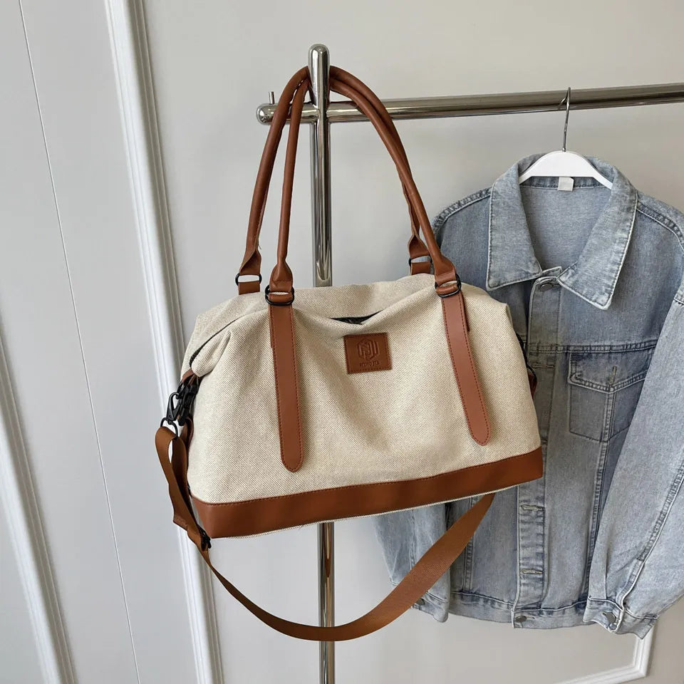 Contrast Travel Bag - travel-bag by Trendsi | Available at Handbags Specialist Headquarter