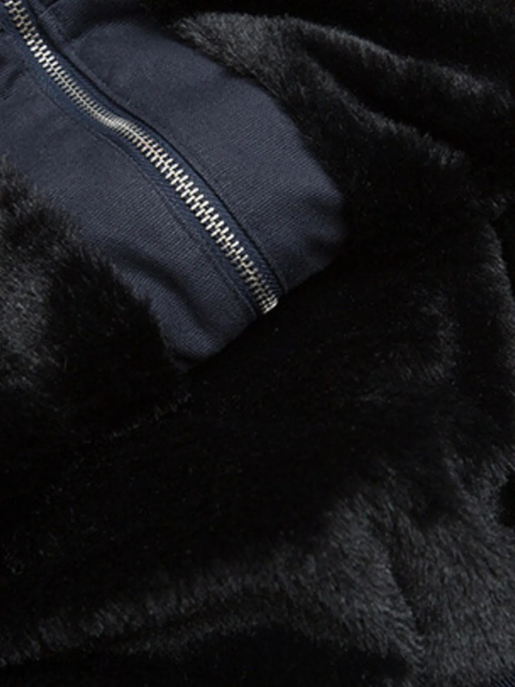 Men's Sherpa Lined Hooded Bomber Jacket - Men's jackets by Trendsi | Available at Handbags Specialist Headquarter