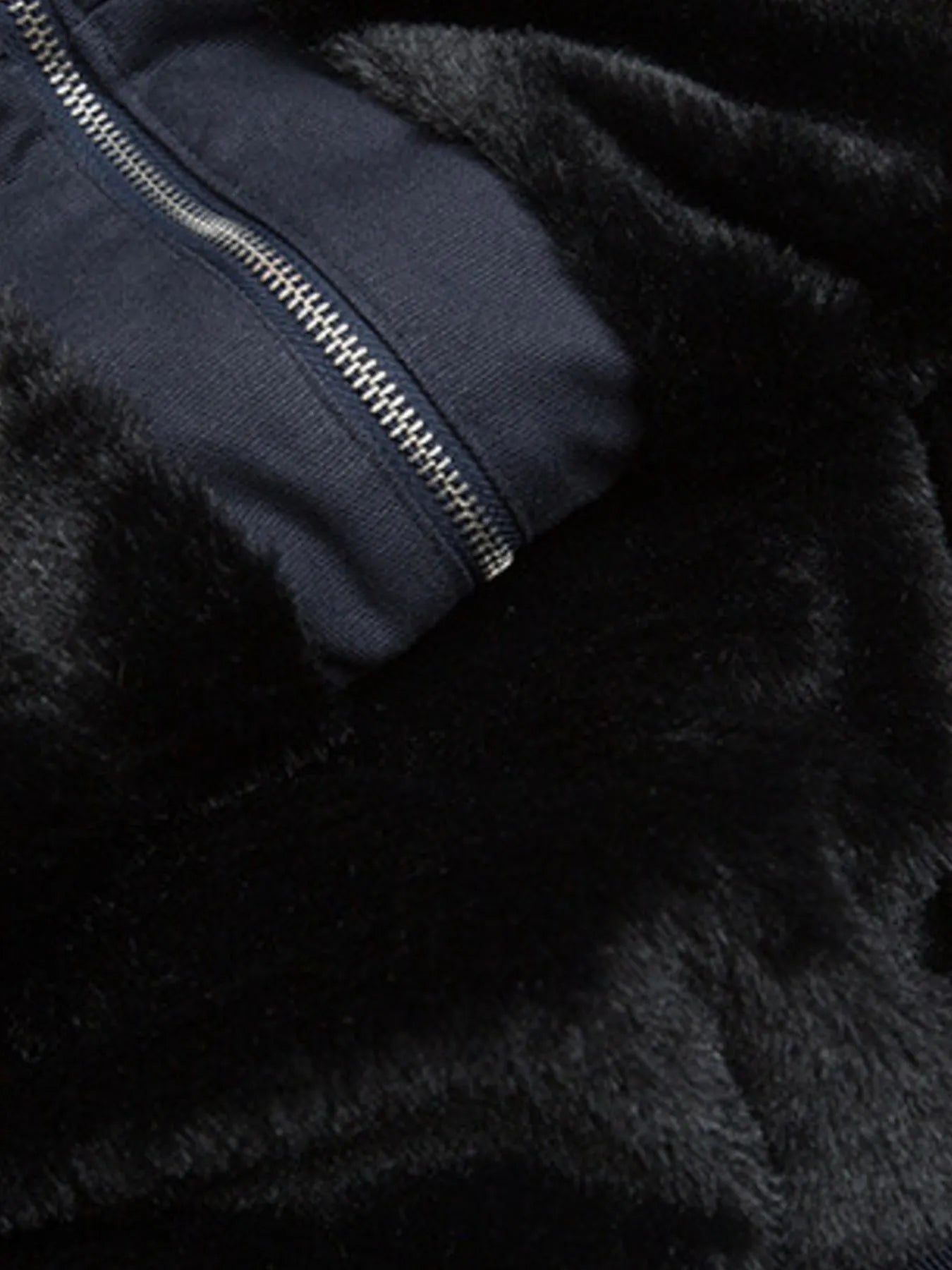 Men's Sherpa Lined Hooded Bomber Jacket - Men's jackets by Trendsi | Available at Handbags Specialist Headquarter