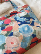 Printed Canvas Handbag with Zipper - Handbags by Trendsi | Available at Handbags Specialist Headquarter