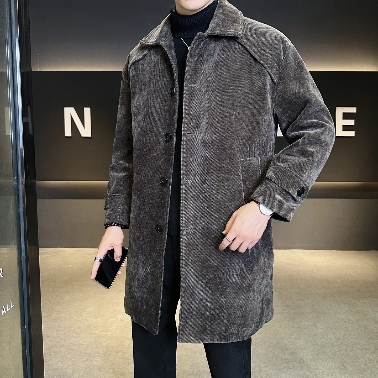 Chenille Cotton Wool Thick Windproof Coat