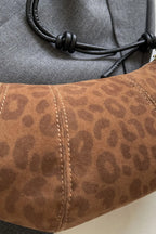 PU Leather Strap Suede Shoulder Bag - Handbags by Trendsi | Available at Handbags Specialist Headquarter