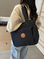 Nylon Solid Color Tote Bag - Tote Bag by Trendsi | Available at Handbags Specialist Headquarter