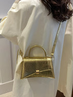 Solid Color PU Leather Handbag - handbags by Trendsi | Available at Handbags Specialist Headquarter