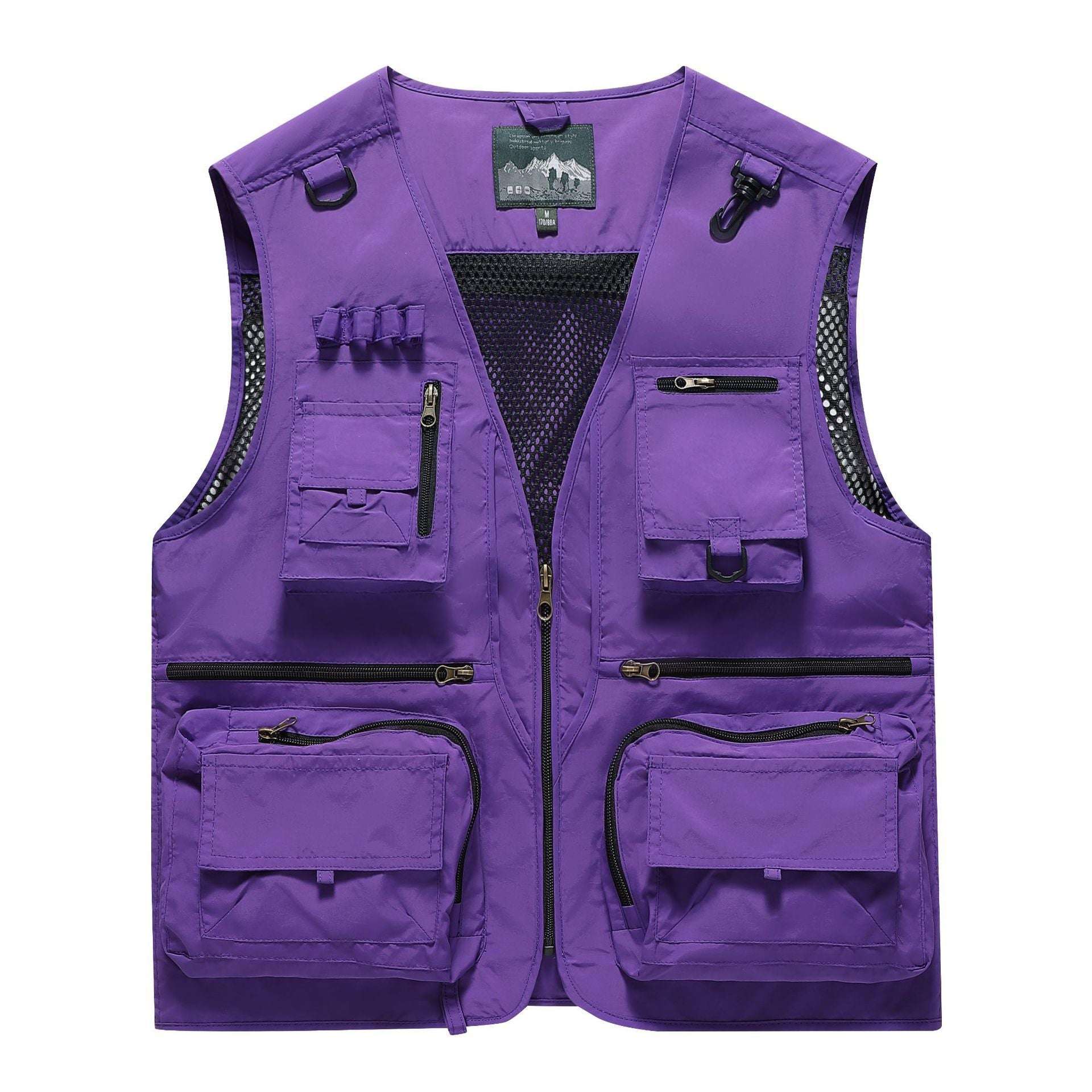 SwiftDry Mesh Vest for Men - Men's Zip Up Vest by Trendsi | Available at Handbags Specialist Headquarter