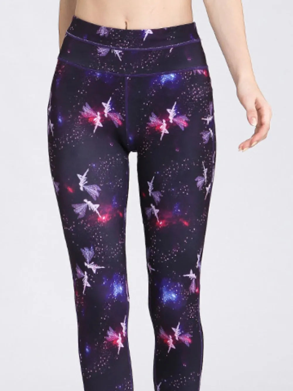 Printed Active High Waist Leggings - Leggings by Trendsi | Available at Handbags Specialist Headquarter