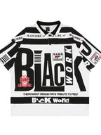 Men's Plus Size Letter Print Half Sleeve Polo Shirt - Men's Polo shirt by Trendsi | Available at Handbags Specialist Headquarter