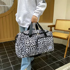 Oxford Cloth Animal Print Travel Bag - travel-bag by Trendsi | Available at Handbags Specialist Headquarter