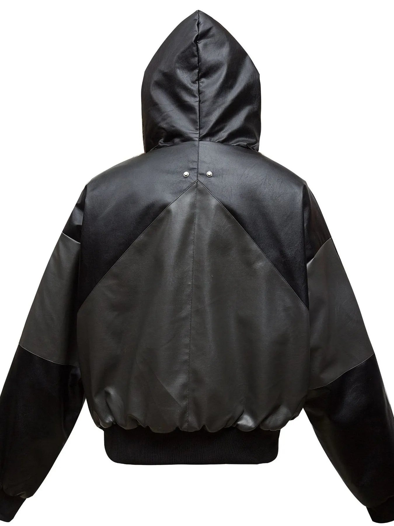 Men's Faux Fur Hooded Contrast Bomber Jacket - Men's jackets by Trendsi | Available at Handbags Specialist Headquarter