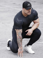 Men's Plus Size Round Neck Short Sleeve T-Shirt - mens-shirts by Trendsi | Available at Handbags Specialist Headquarter