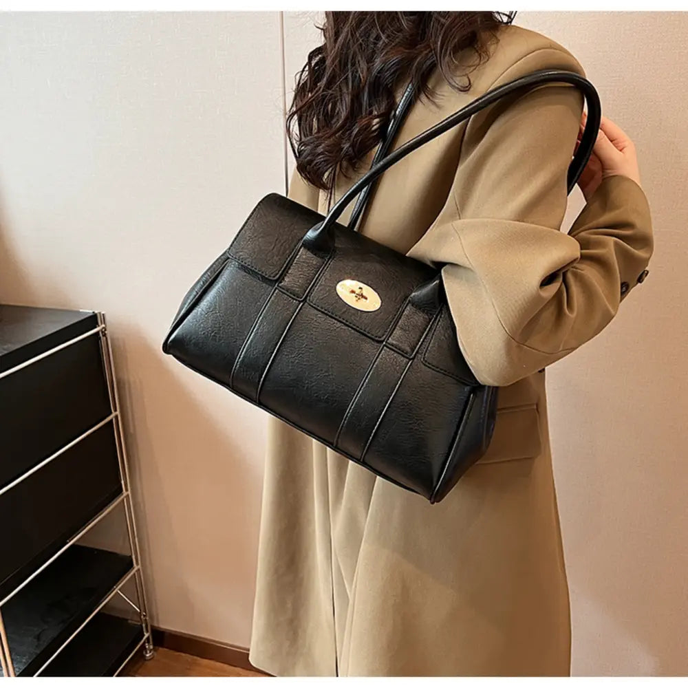 PU Leather Shoulder Bag - Handbags by Trendsi | Available at Handbags Specialist Headquarter