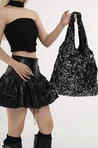 Sequin Polyester Handbag - Tote Bag by Trendsi | Available at Handbags Specialist Headquarter