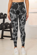 Tie-Dye High Waist Active Leggings - Leggings by Trendsi | Available at Handbags Specialist Headquarter