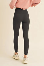 Yelete Full Size Fleece Lined High Waisted Leggings - Leggings by Trendsi | Available at Handbags Specialist Headquarter