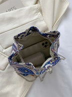 Printed Chain Bucket Bag - Crossbody Bag by Trendsi | Available at Handbags Specialist Headquarter