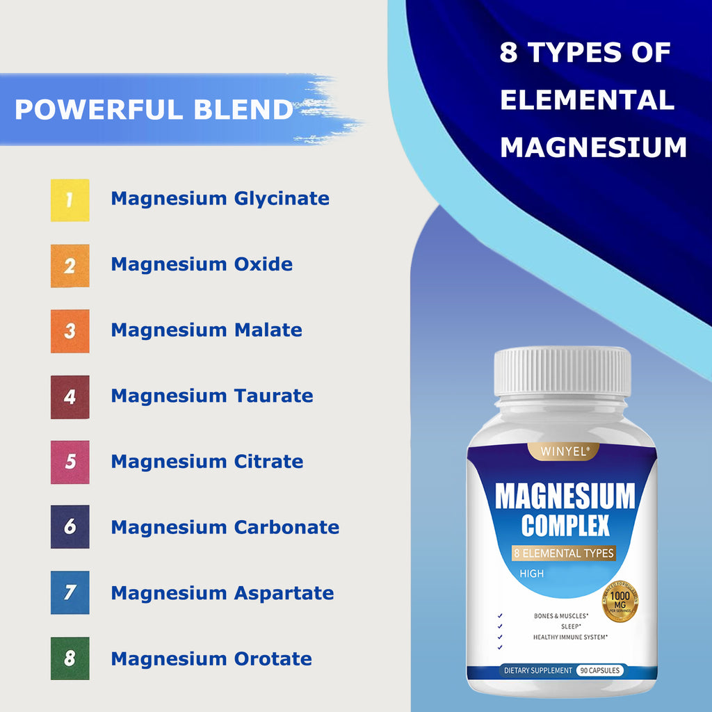 Magnesium Complex Capsules with Malate & Glycinate, 90ct