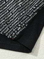 Sequined V-Neck Cami Top - Tops by Trendsi | Available at Handbags Specialist Headquarter