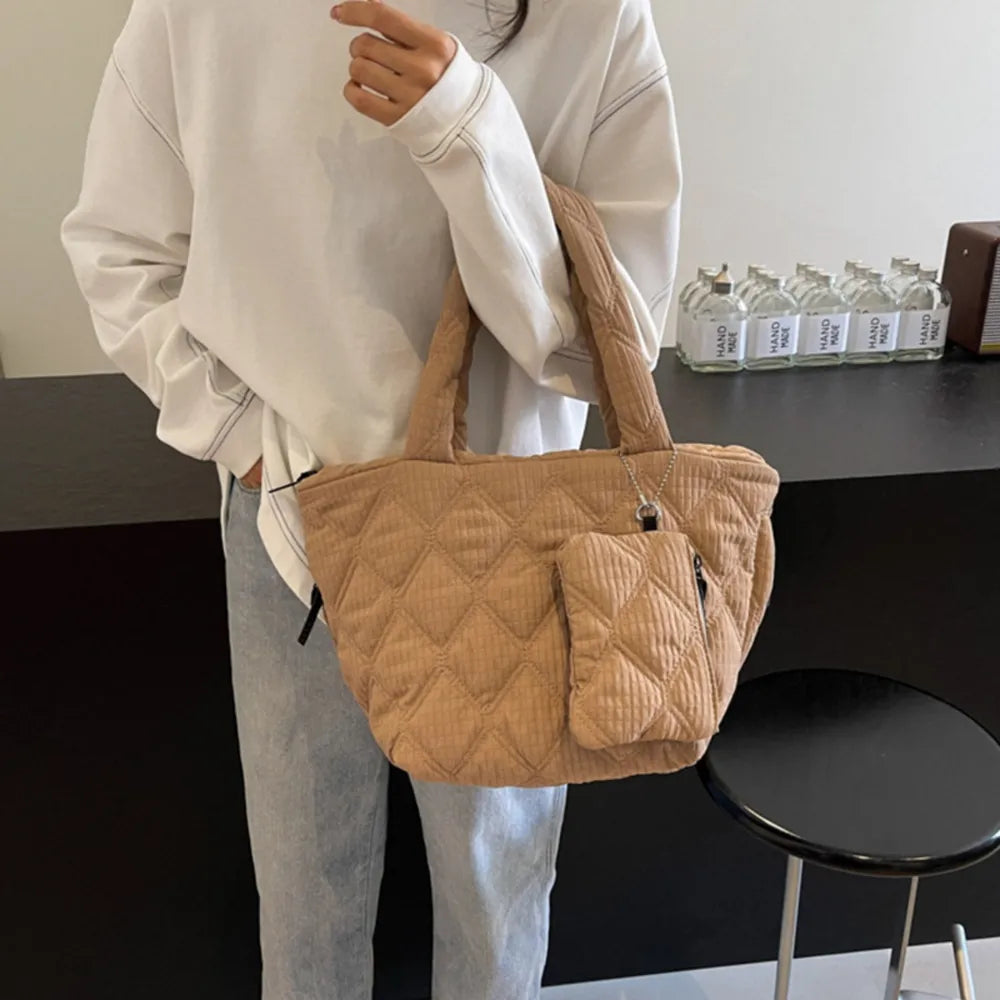 Polyester Medium Tote Bag - Tote Bag by Trendsi | Available at Handbags Specialist Headquarter