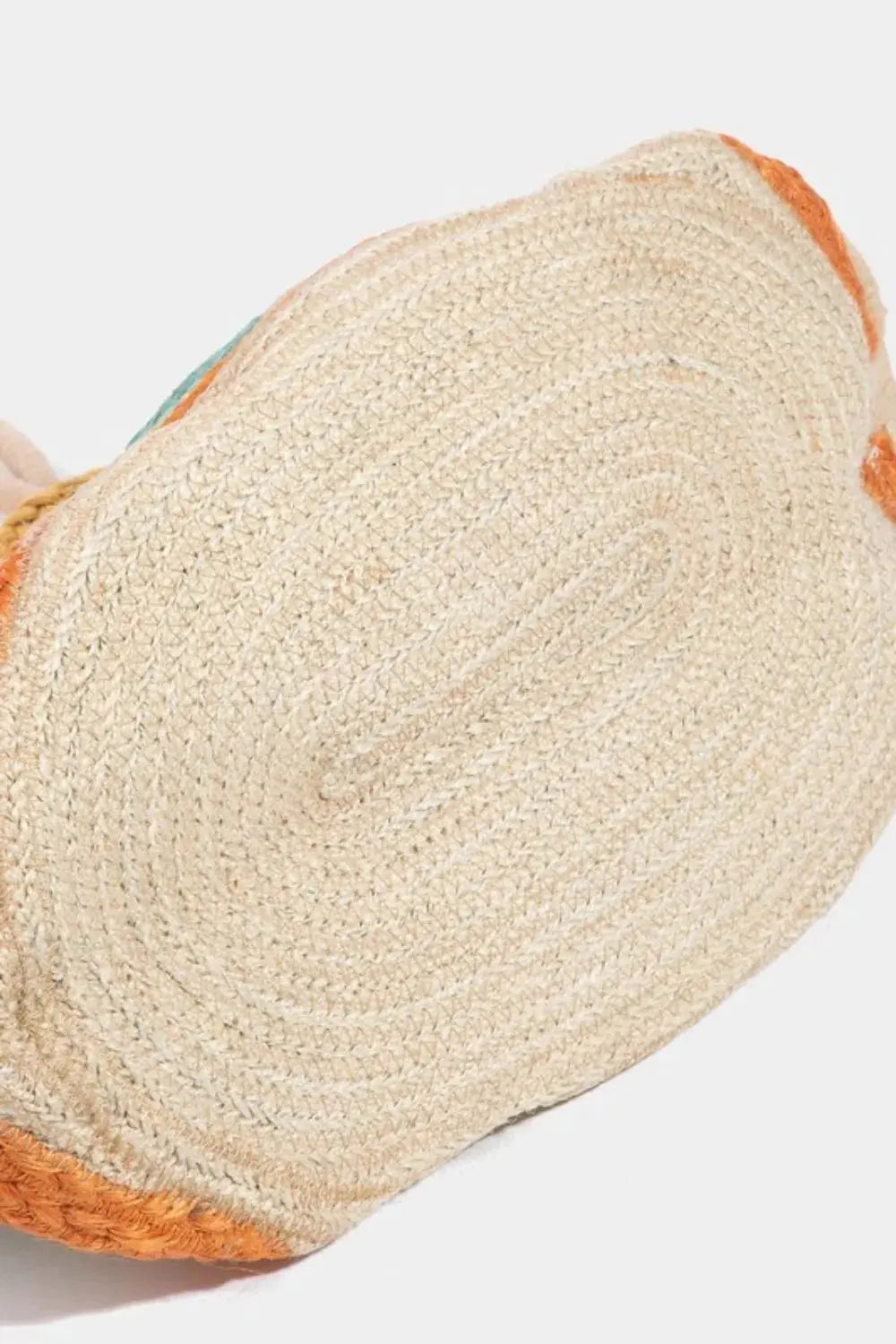 Fame Wavy Rainbow Straw Tote Bag - Tote Bag by Trendsi | Available at Handbags Specialist Headquarter