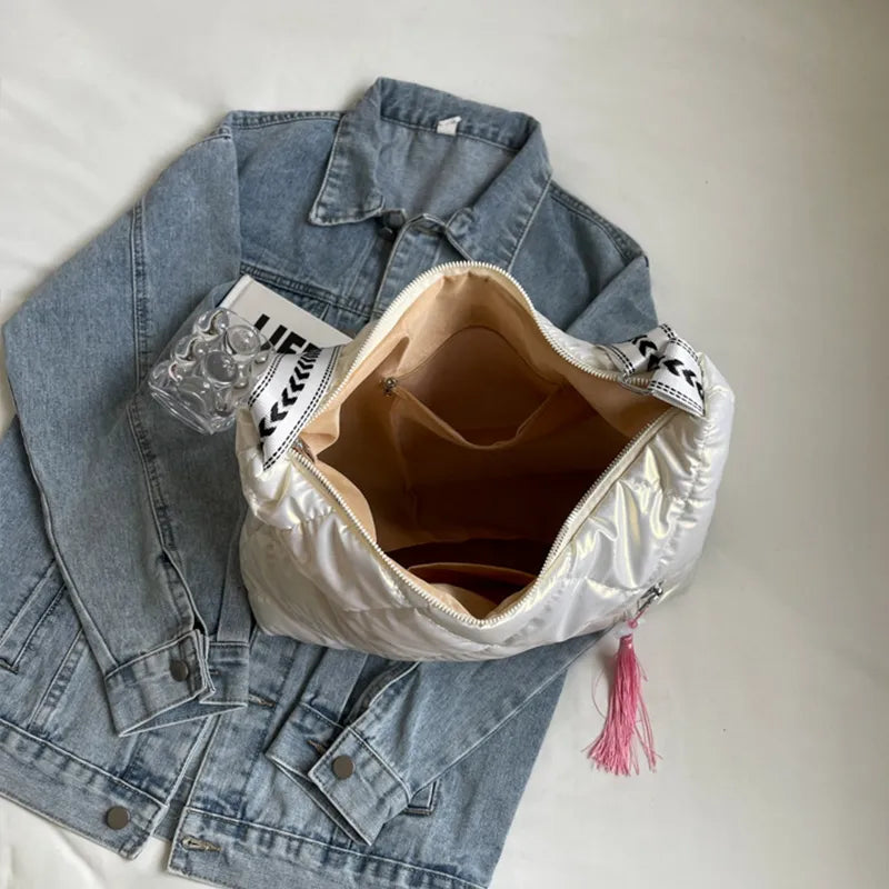 Quilted Nylon Travel Bag - travel-bag by Trendsi | Available at Handbags Specialist Headquarter