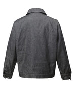 Men's Snap Down Long Sleeve Denim Jacket - Men's jackets by Trendsi | Available at Handbags Specialist Headquarter