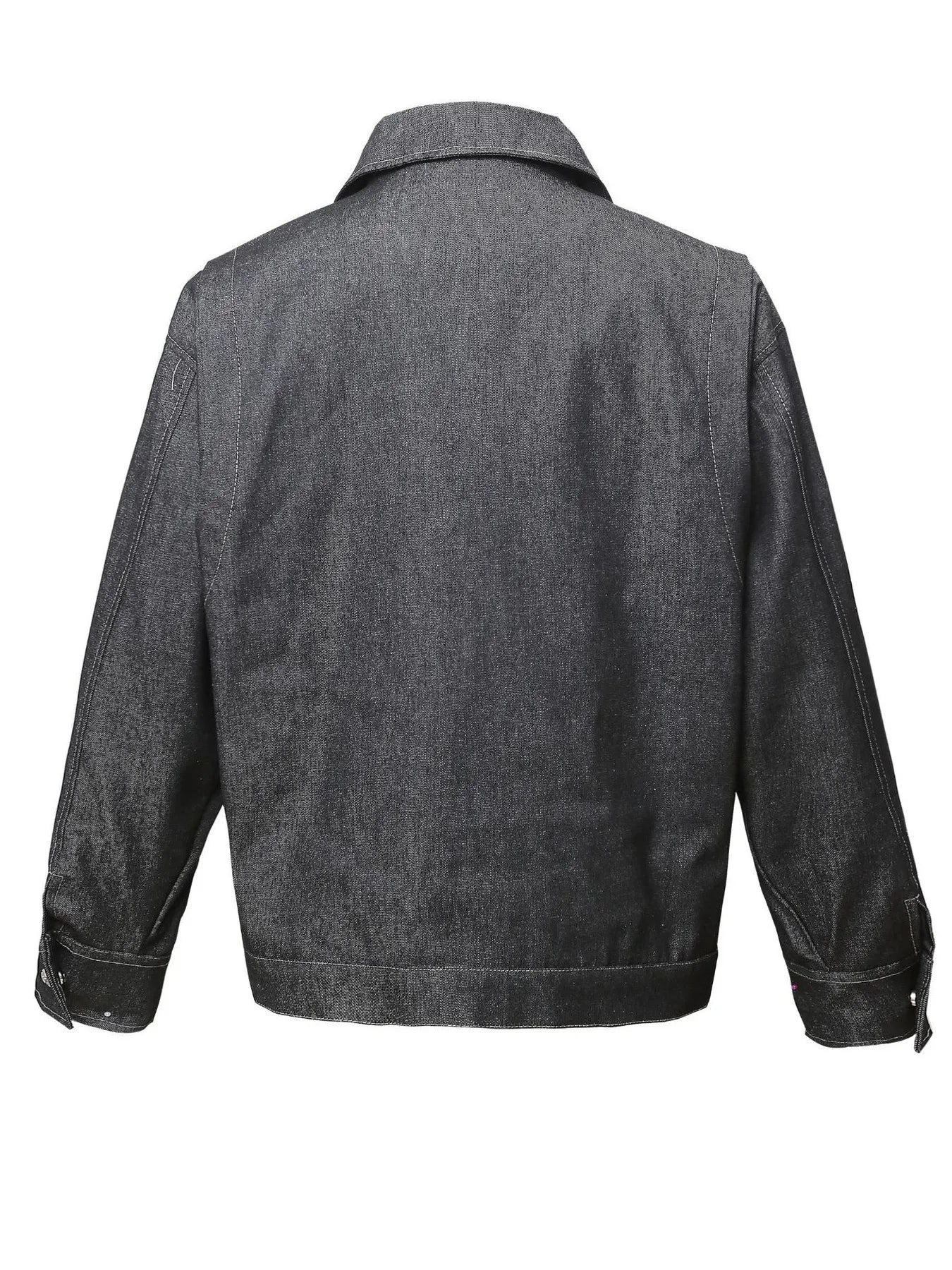 Men's Snap Down Long Sleeve Denim Jacket - Men's jackets by Trendsi | Available at Handbags Specialist Headquarter