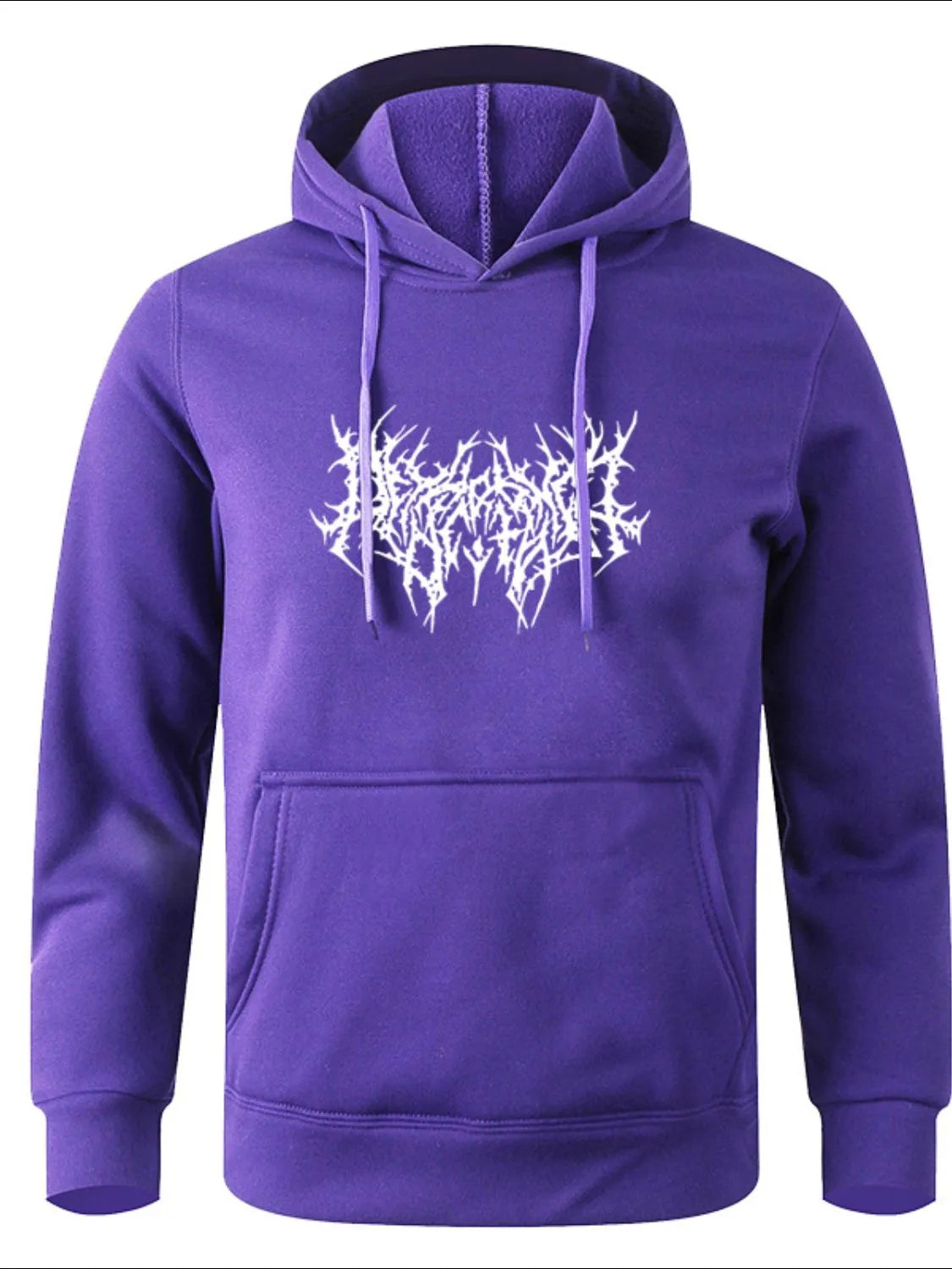 Men's Full Size Drawstring Graphic Long Sleeve Hoodie Plus Size - Men's Sweatshirts by Trendsi | Available at Handbags Specialist Headquarter