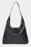 Fame Woven Faux Leather Tote Bag - Handbags by Trendsi | Available at Handbags Specialist Headquarter