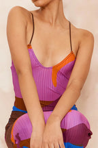 Backless Printed Maxi Cami Dress - Maxi Dress by Trendsi | Available at Handbags Specialist Headquarter