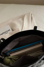 Heart Plaid PU Leather Strap Tote Bag - Tote Bag by Trendsi | Available at Handbags Specialist Headquarter