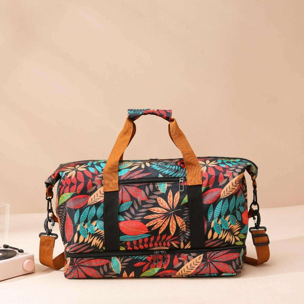 Canvas Printed Travel Bag - Luggage Travel Bags by Trendsi | Available at Handbags Specialist Headquarter