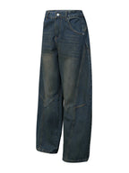 Men's Wide Leg Balloon Denim Jeans - Women / Jeans & Denim by Trendsi | Available at Handbags Specialist Headquarter