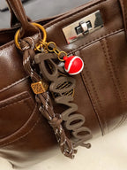 PU Leather Handbag with Pendant - Tote Bag by Trendsi | Available at Handbags Specialist Headquarter