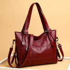 PU Leather Medium Handbag - Tote Bag by Trendsi | Available at Handbags Specialist Headquarter