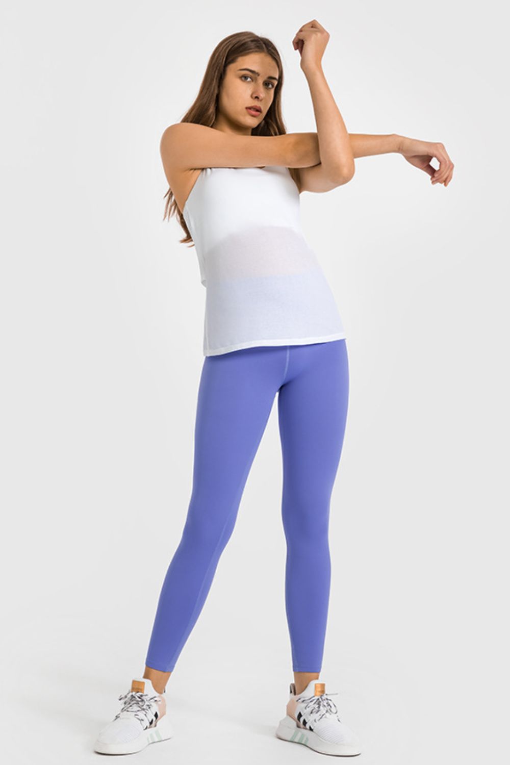 Millennia High Waist Ankle-Length Yoga Leggings - Leggings by Trendsi | Available at Handbags Specialist Headquarter