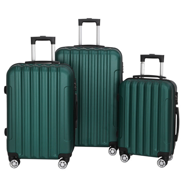 Tri-Size Glide: Universal Alloy Luggage Set - Travel Sets by Trendsi | Available at Handbags Specialist Headquarter