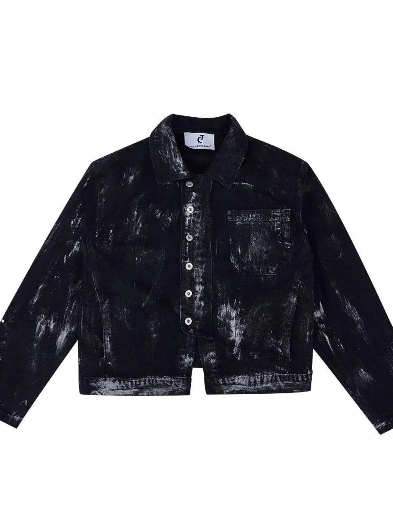 Men's Plus Size Button Up Long Sleeve Denim Jacket - Men's jackets by Trendsi | Available at Handbags Specialist Headquarter