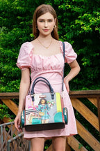 Nicole Lee USA Eco-Leather Handbag with Side Pockets - Tote Bag by Trendsi | Available at Handbags Specialist Headquarter