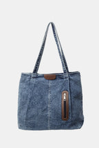 Medium Denim Tote Bag - Tote Bag by Trendsi | Available at Handbags Specialist Headquarter