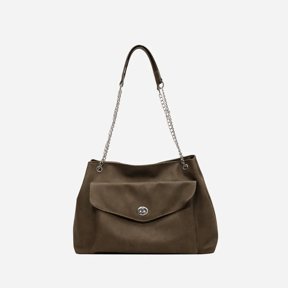 PU Leather Shoulder Bag - handbags by Trendsi | Available at Handbags Specialist Headquarter