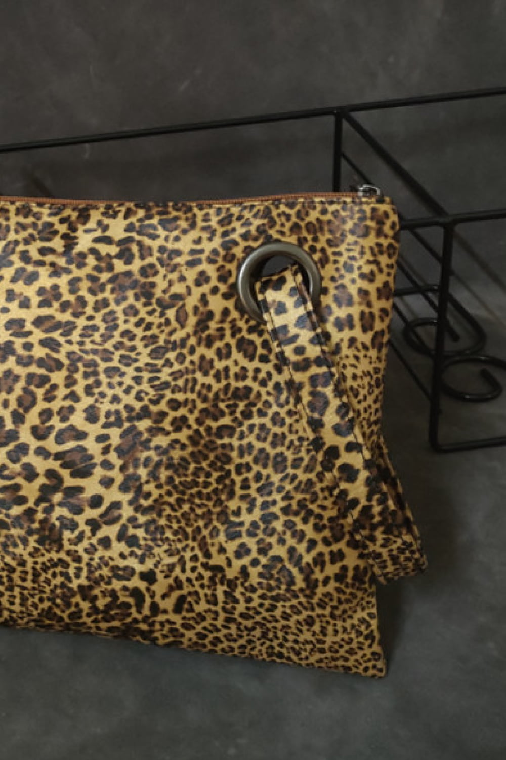 Leopard PU Leather Clutch - handbags by Trendsi | Available at Handbags Specialist Headquarter