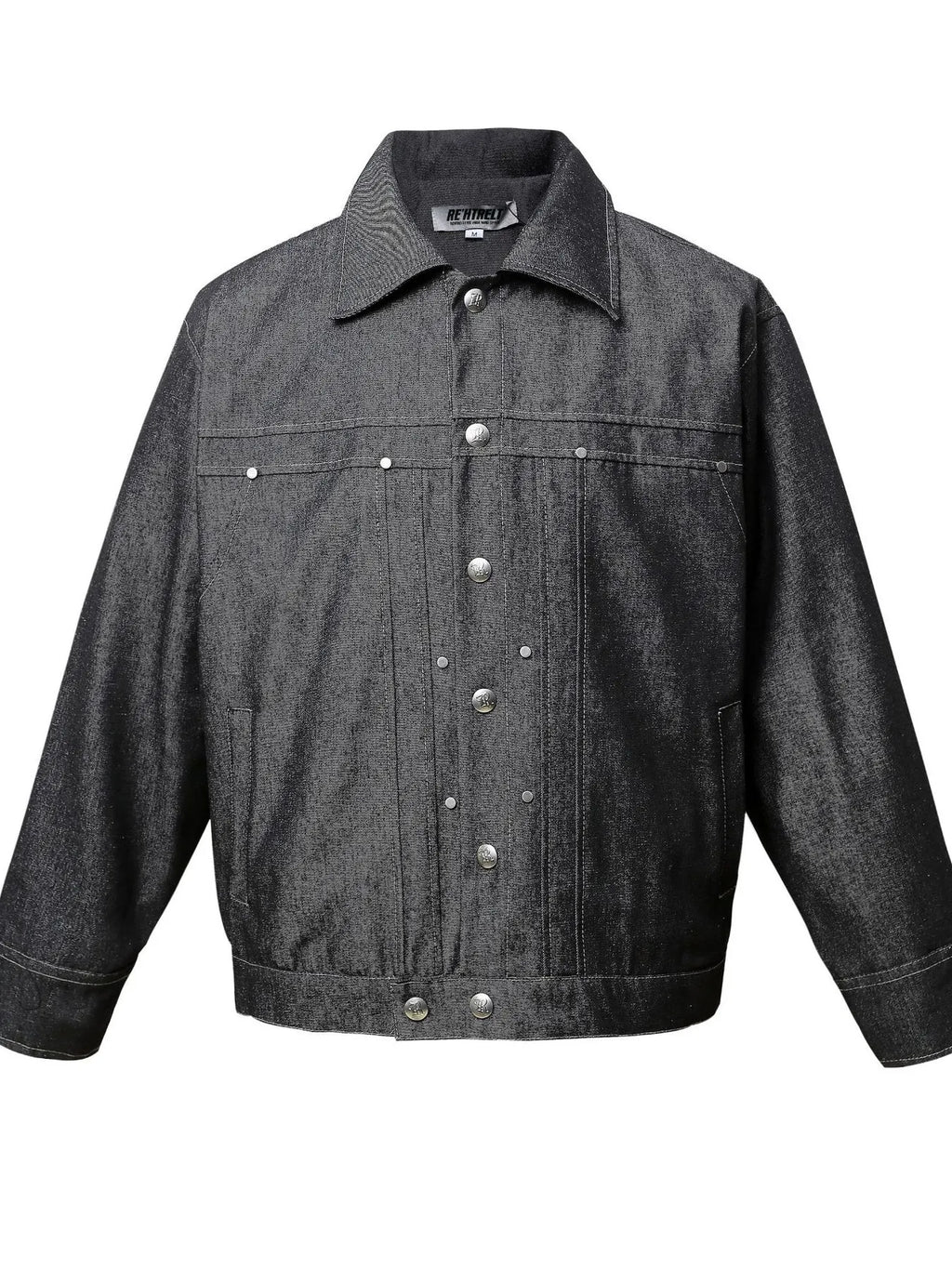 Men's Snap Down Long Sleeve Denim Jacket - Men's jackets by Trendsi | Available at Handbags Specialist Headquarter