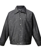 Men's Snap Down Long Sleeve Denim Jacket - Men's jackets by Trendsi | Available at Handbags Specialist Headquarter