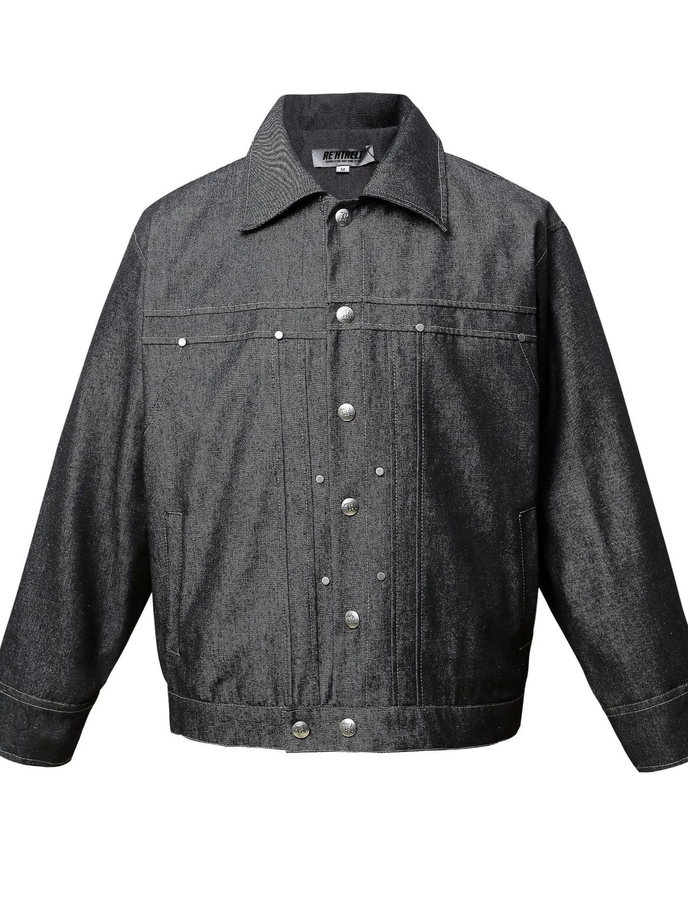 Men's Snap Down Long Sleeve Denim Jacket - Men's jackets by Trendsi | Available at Handbags Specialist Headquarter