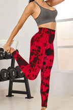 Tie-Dye High Waist Active Leggings - Leggings by Trendsi | Available at Handbags Specialist Headquarter