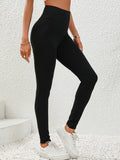 Wide Waistband Leggings - Leggings by Trendsi | Available at Handbags Specialist Headquarter
