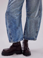 Wide Leg Relaxed Fit Jeans - Women / Jeans & Denim by Trendsi | Available at Handbags Specialist Headquarter